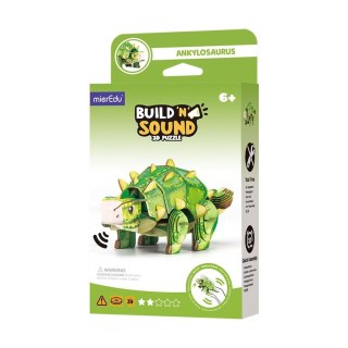 Puzzle 3D. Buduj i słuchaj - Ankylozaur