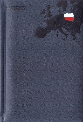 Kalendarz 2026 A5 dzienny granatowy