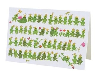 Karnet B6 + koperta MO3503 Żabki