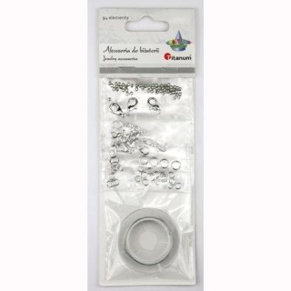 Akcesoria do biżuterii srebrne 94el