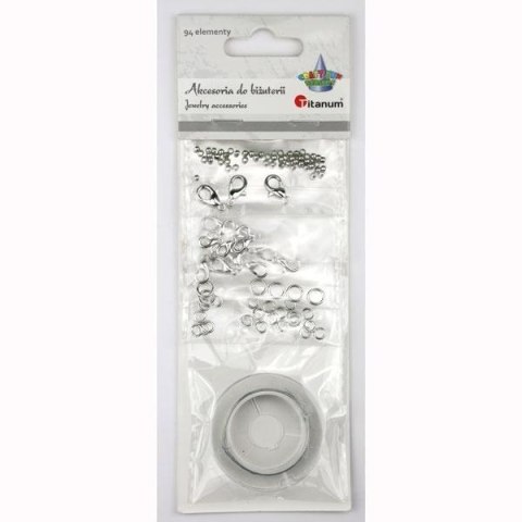 Akcesoria do biżuterii srebrne 94el