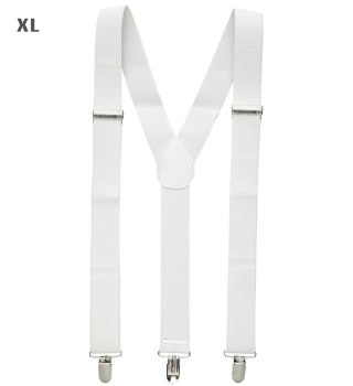 Białe szelki 115-120cm