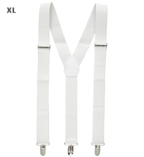 Białe szelki 115-120cm