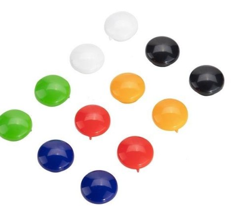 Magnes do tablic grzybek 20mm 12szt DELI