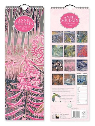 Kalendarz 2026 ścienny paskowy Annie Soudain