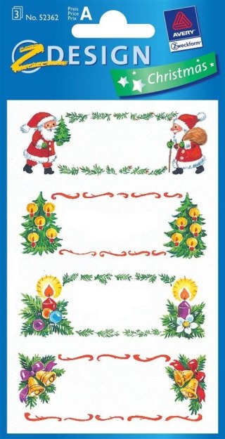 Naklejki Bożonarodzeniowe - Dedykacje