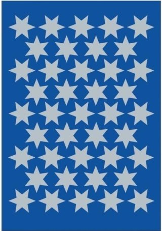 Naklejki Gwiazdki srebrne