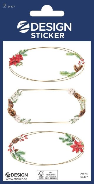 Naklejki usuwalne - do opisu ręcznego