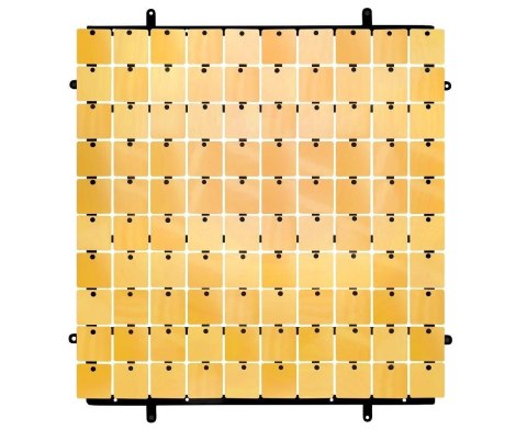 Panel dekoracyjny złoty 100 kwadratów 30x30cm