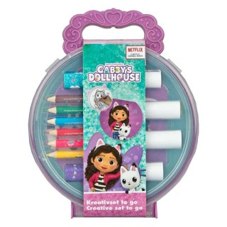 Zestaw do Kolorowania z Naklejkami w Walizce 14el