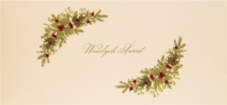 Karnet Święta Bożego Narodzenia B28 Stroik