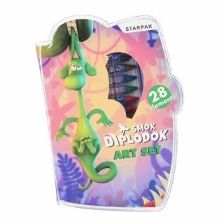 Zestaw artystyczny Diplodok 28 elementów