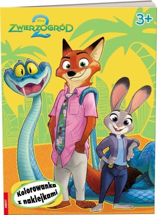 Disney Zwierzogród 2. Kolorowanka z naklejkami