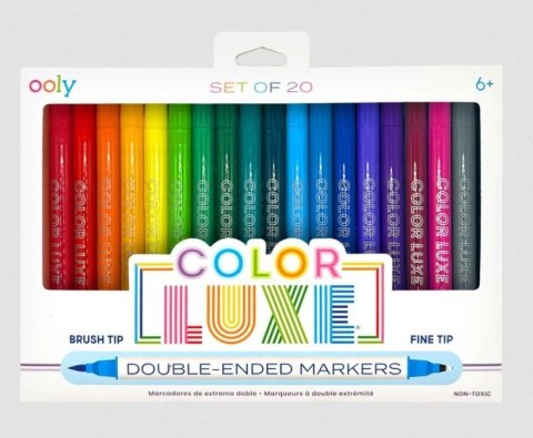 Flamastry i Cienkopisy 2w1 Dwustronne Color Luxe