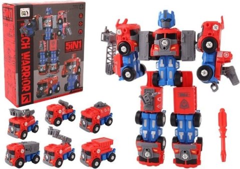 Robot 5w1 skręcany czerwony