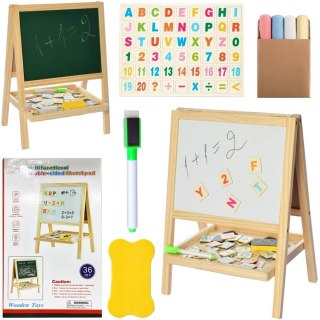 Tablica dwustronna drewniana