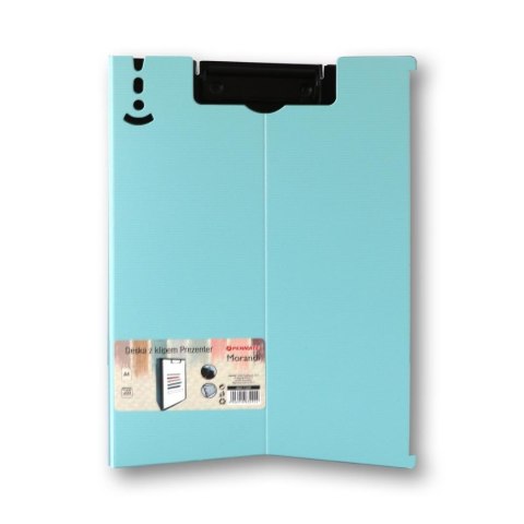 Deska z klipem A4 Prezenter niebieskoziel. PENMATE