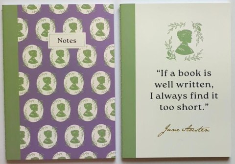 Jane Austen Notatnik A6 linia 2szt