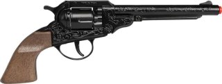 Rewolwer kowbojski metalowy 8 naboi