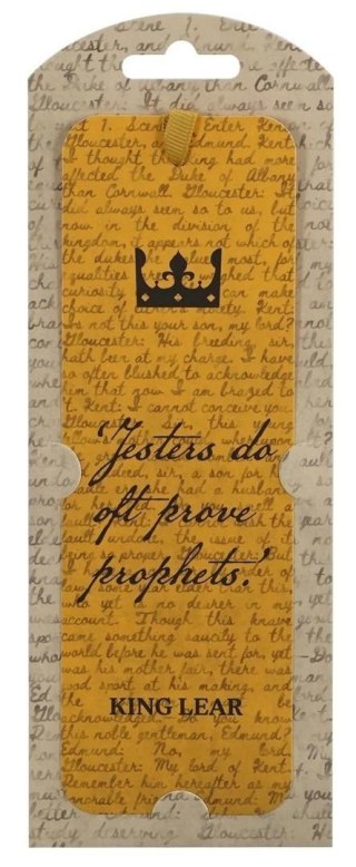Szekspir Zakładka papierowa - Król Lear