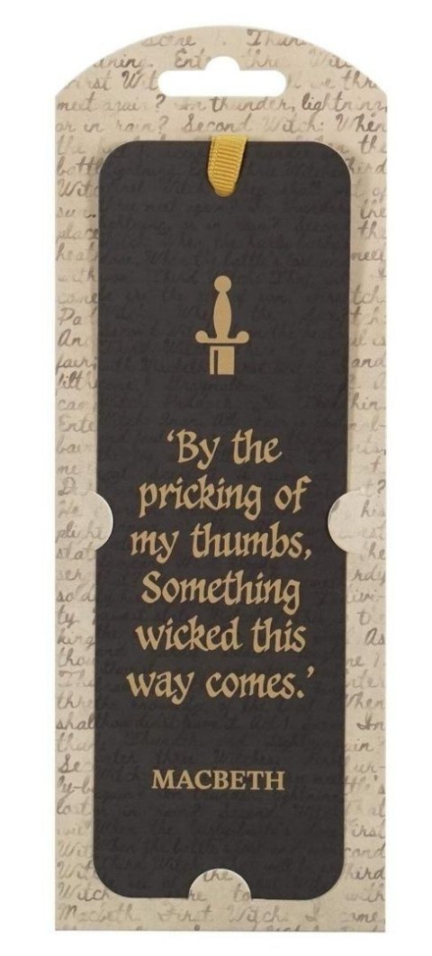 Szekspir Zakładka papierowa - Makbet
