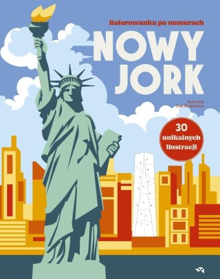 Nowy Jork. Kolorowanka po numerach