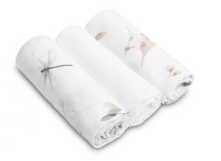 Pielucha muślinowa biała 3szt