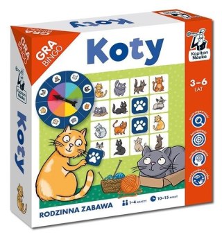 Kapitan Nauka. Koty. Gra bingo