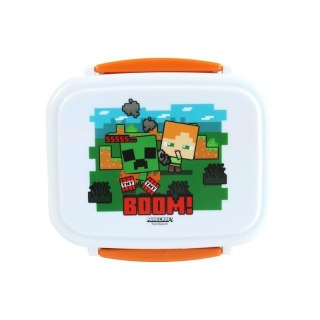Pudełko na lunch ze sztućcami Minecraft Boom!