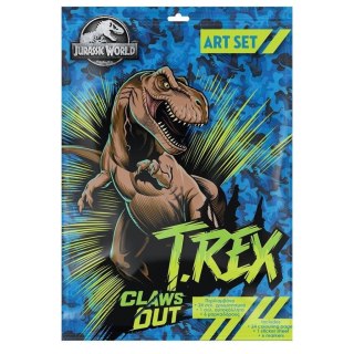 Kolorowanka z naklejkami Part Jurajski