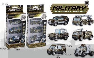Zestaw 3 aut metal