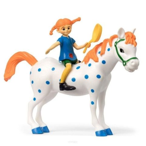 Figurka Pippi z koniem