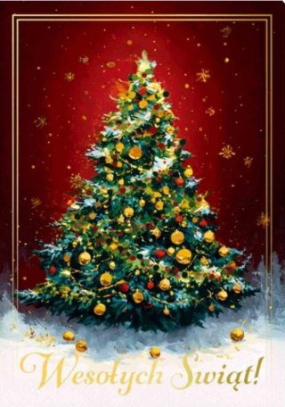 Karnet B6 3D Boże Narodzenie