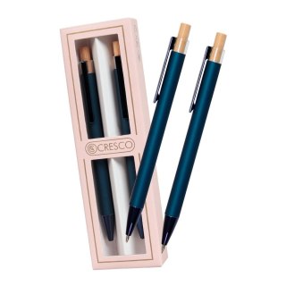 Długopis + ołówek Dyplomat niebieski Gift Box