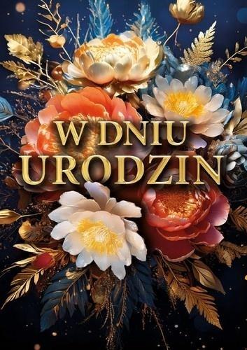 Karnet B6 3D W dniu urodzin