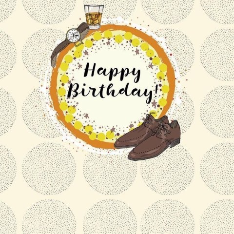 Karnet Swarovski kwadrat CL0217 Urodziny Buty