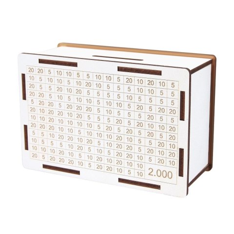 Skarbonka wykreślanka 2000 złotych