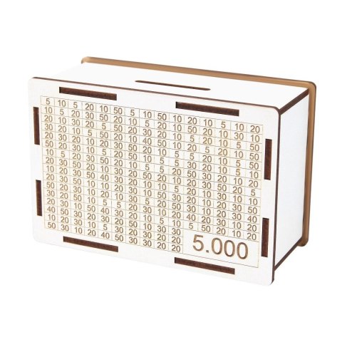 Skarbonka wykreślanka 5000 złotych