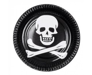Talerzyki papierowe Piraci Classic 23cm 10szt