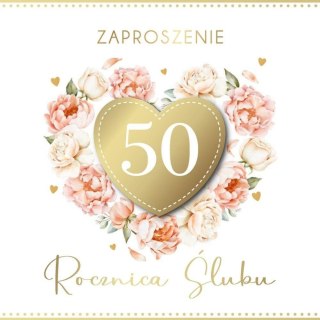 Zaproszenie Rocznica Ślubu (5szt)