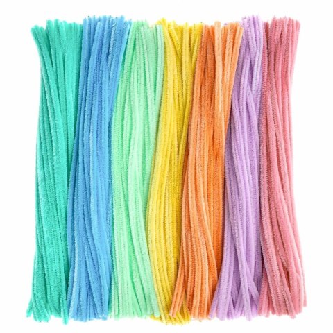 Druciki kreatywne 30cm macaron 300szt