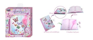 Pamiętnik w zestawie Motylki