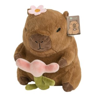 Pluszowa kapibara z kwiatem 27cm