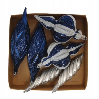 Bombki na choinkę 6szt Szyszki