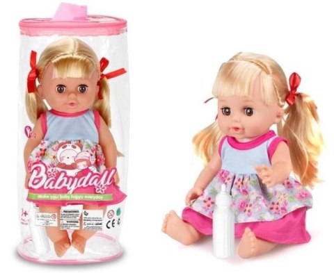 Lalka 35cm z butelką
