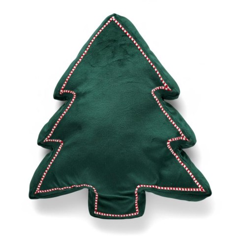 Poduszka w kształcie choinki z lamówką