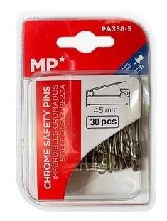 Agrafki srebrne 38mm 40szt