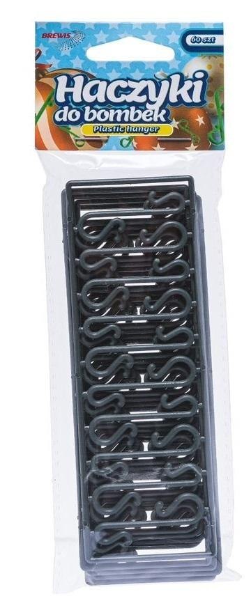 Haczyki do bombek zielone 60szt