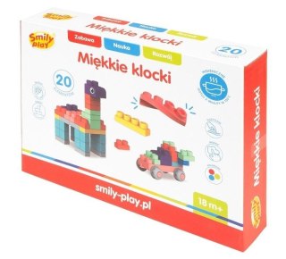 Klocki miękkie 20el