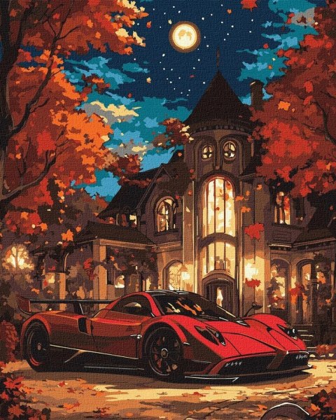 Malowanie po numerach - Życie w luksusie 40x50cm